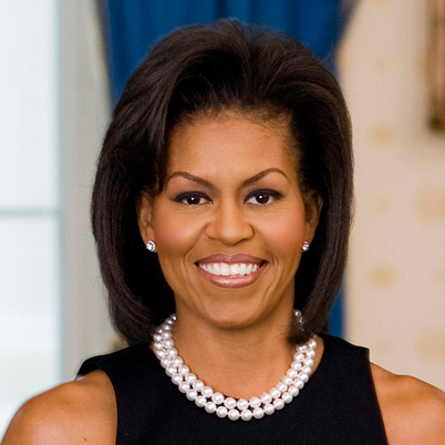 Michelle Obama purple